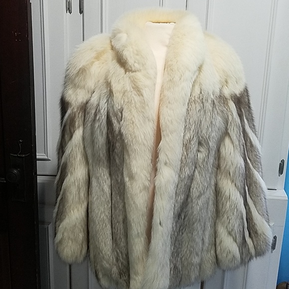 Jackets & Blazers - Genuine Blue Fox coat